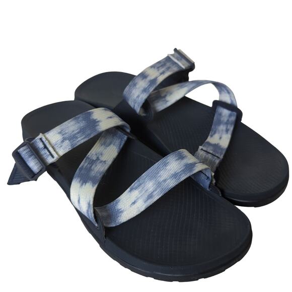 Chaco‎ Lowdown Slides Sandals Men\'s 11 44 Faded Blue Strappy Shoes Summer Beach main image 7